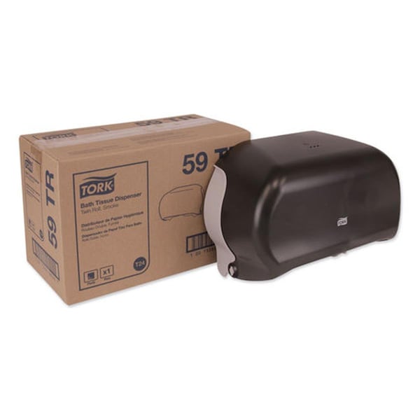 Bedding Beyond TRK Twin Standard 2 Roll Bath Tissue Dispenser Smoke BE3749825 - main